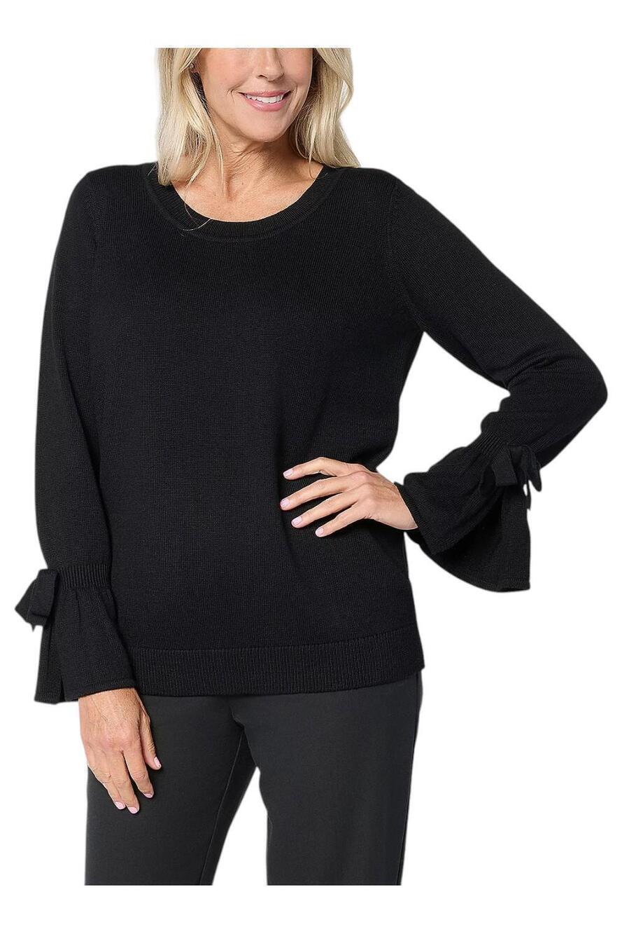 Women with Control Women's Ballet Neck Bow Slv Sweater Black - Regular
